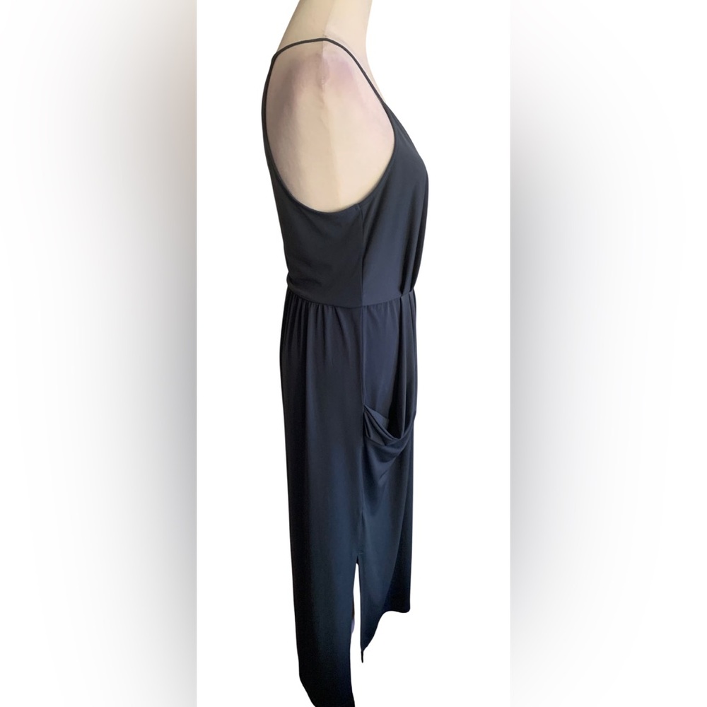 Bcbgeneration Blue/Gray Spaghetti Strap Midi Sund… - image 2